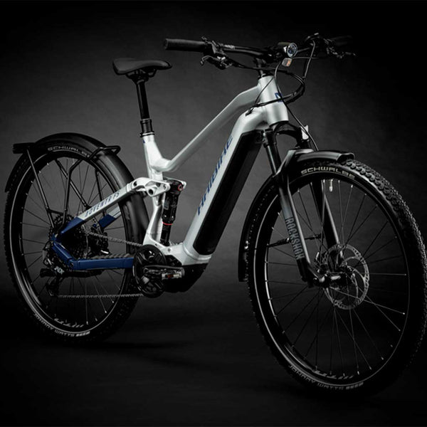 Bicicleta eléctrica Haibike Adventr FS 9 Plata