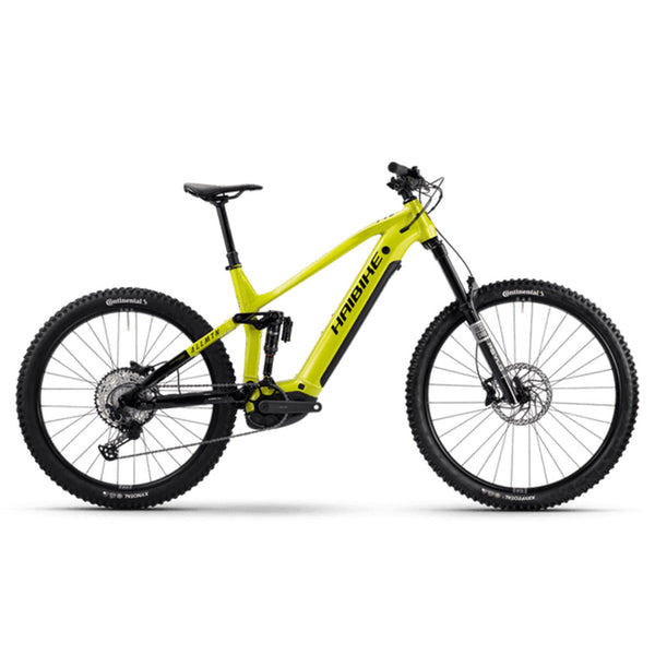 Bici elettrica gialla Haibike ALLMTN 6 / C2