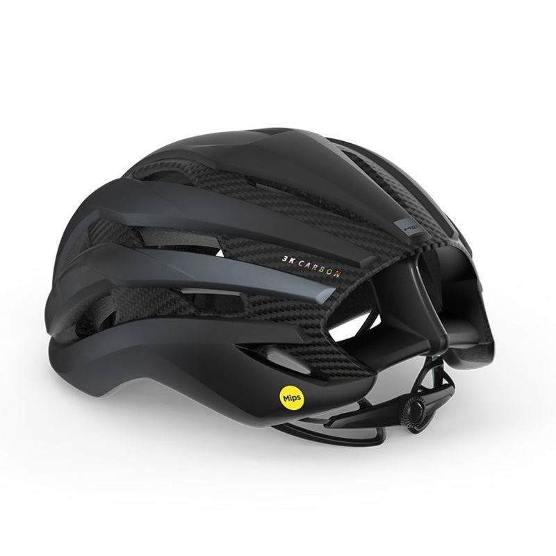 CASCO MET TRENTA 3K CARBON MIPS NEGRO MATE