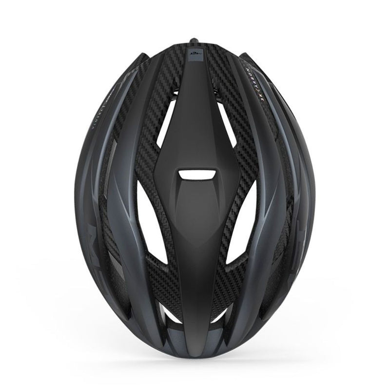 CASCO MET TRENTA 3K CARBON MIPS NEGRO MATE