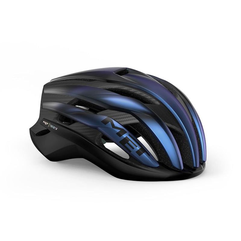 CASCO MET TRENTA 3K CARBON MIPS AZUL IRIDISCENTE MATE