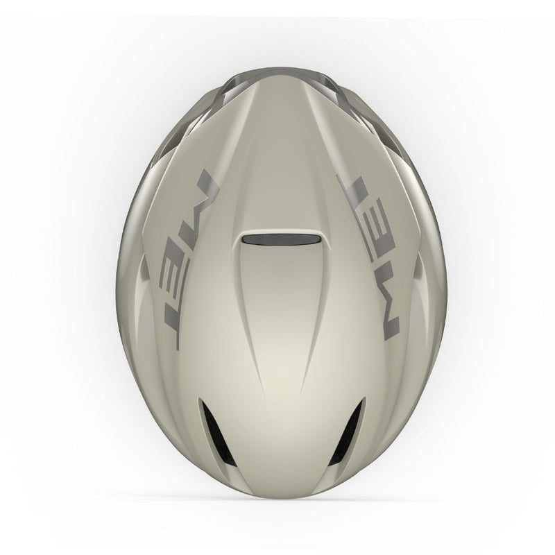 CASCO MET MANTA MIPS BEIGE/GRIS BRILLO