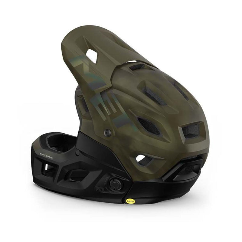 CASCO MET PARACHUTE MCR MIPS VERDE KIWI IRIDISCENTE MATE