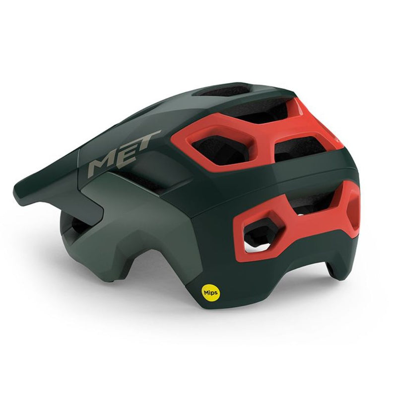CASCO MET REVO MIPS VERDE BOSQUE/NEGRO/ROJO MATE