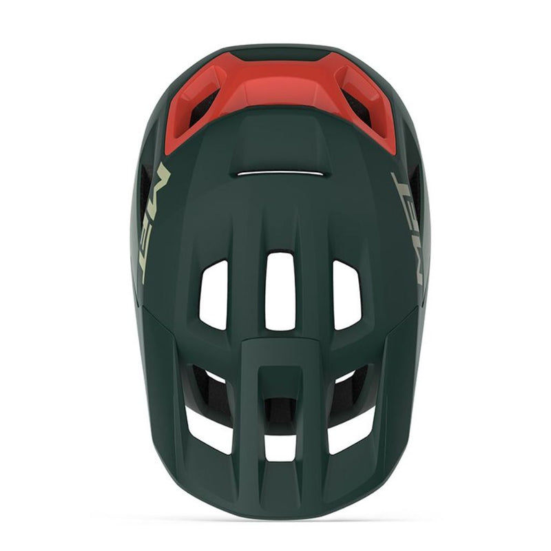 CASCO MET REVO MIPS VERDE BOSQUE/NEGRO/ROJO MATE