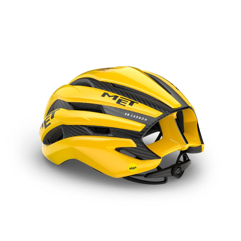 CASCO MET TRENTA 3K CARBON MIPS EDICION LIMITADA MAILLOT AMARILLO