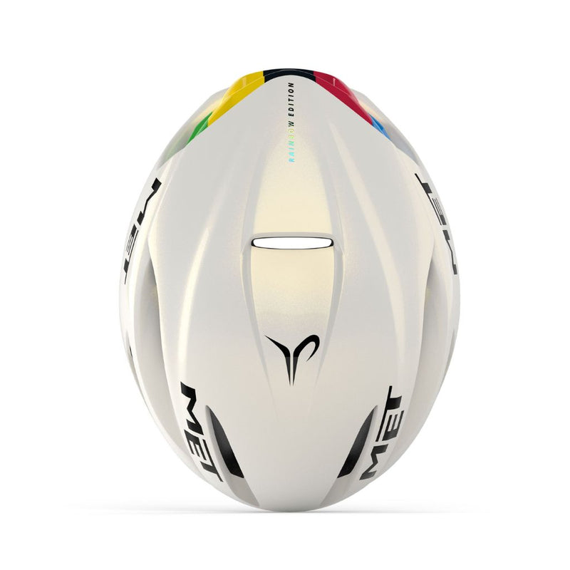 CASCO MET MANTA MIPS EDICION LIMITADA BLANCO/ARCOIRIS