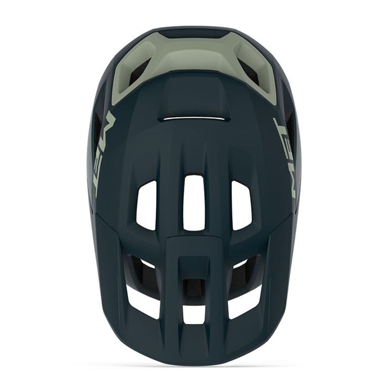 CASCO MET REVO MIPS AZUL MARINO/VERDE MATE