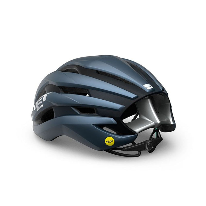 CASCO MET TRENTA MIPS AZUL MARINO/PLATA MATE