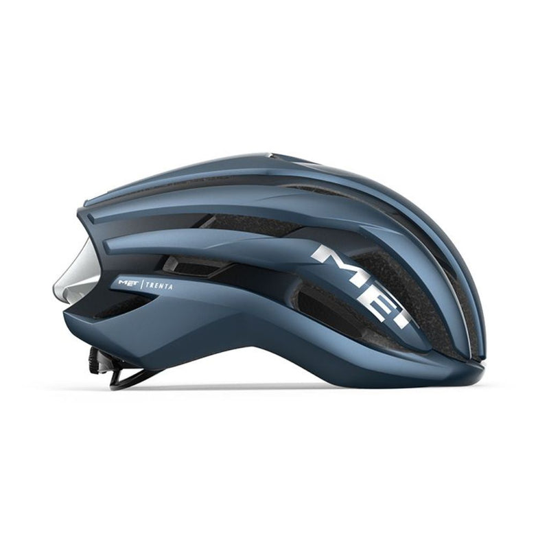 CASCO MET TRENTA MIPS AZUL MARINO/PLATA MATE