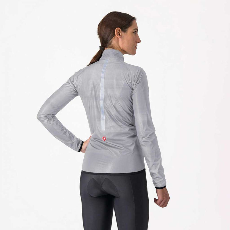 CASTELLI MUJER CHAQUETA SQUALL SHELL W GR PLT/NEG
