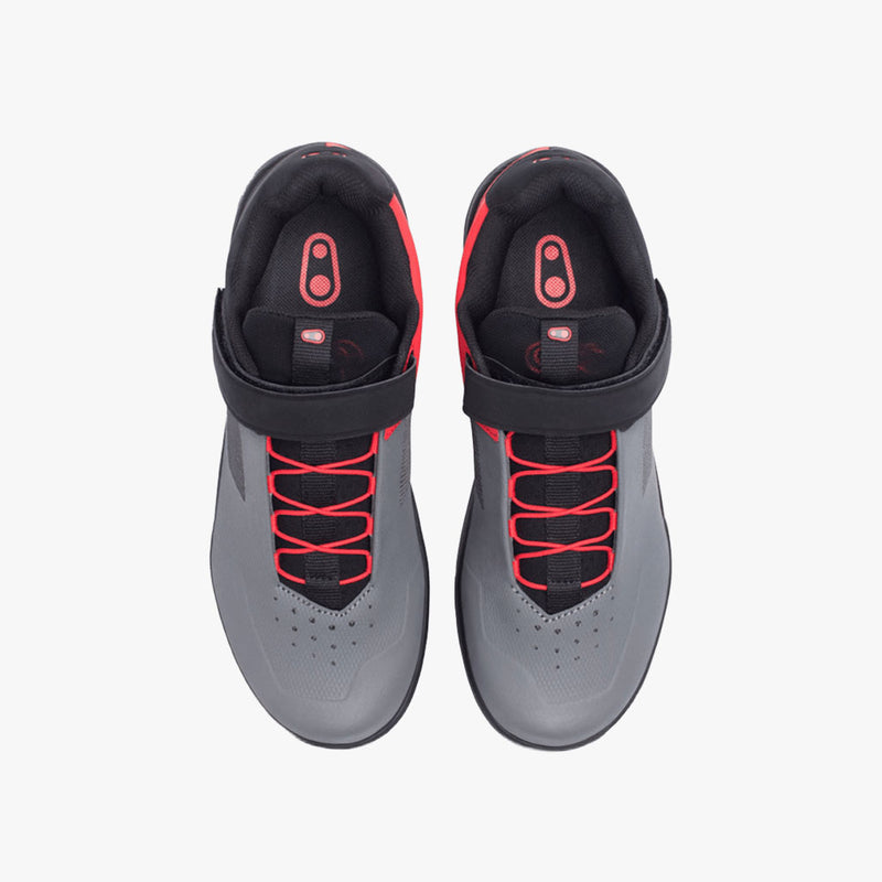 CRANK BROTHERS SHOES STAMP SPEEDLACE GREY/RED - BLACK OUTSOL