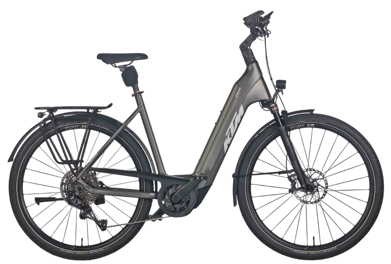 Bicicleta eléctrica de Trekking KTM Macina Style 810 H Machine Grey