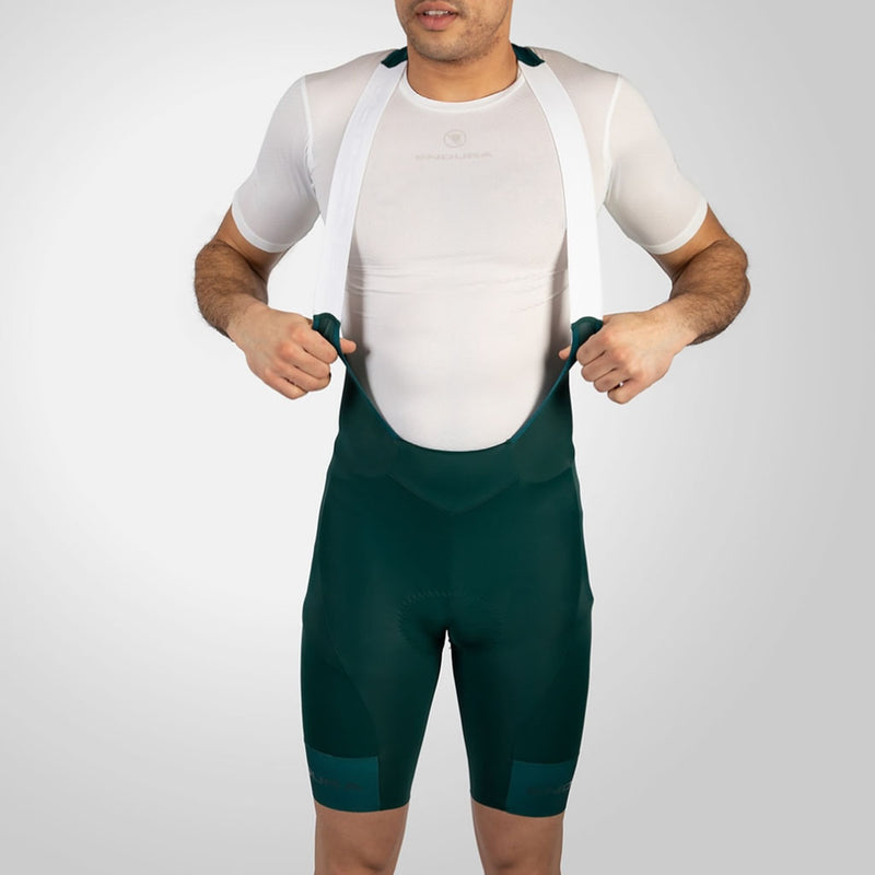 Pantaloncini con bretelle da uomo FS260: verde acqua intenso