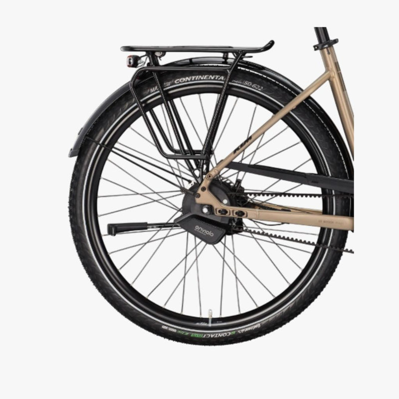 Bicicleta eléctrica Urbana KTM Macina City 810 Belt H Olive Pearl Matt