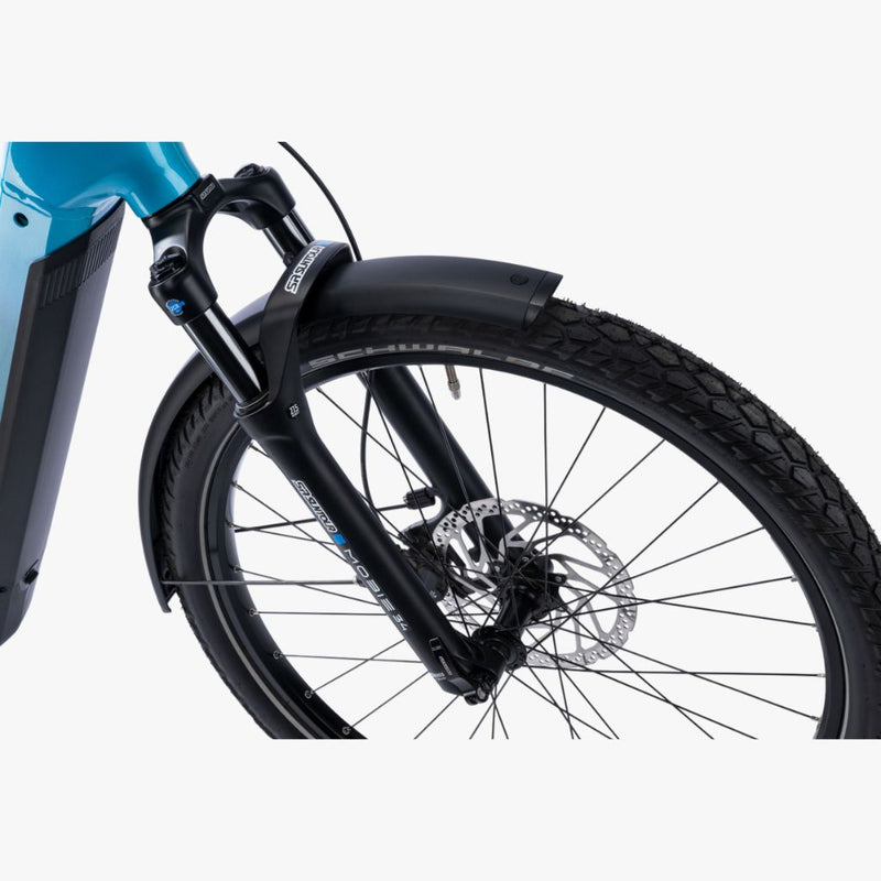 Bicicleta eléctrica de Trekking Winora Yakun X12 Low blue monday / aqua - glossy 2026