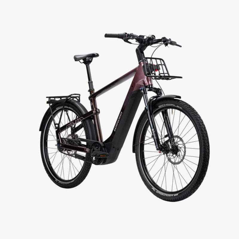 Bicicleta eléctrica de Trekking Winora Yakun R5 High night red / violet red - glossy 2026