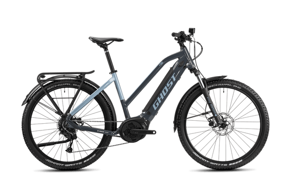 Bicicleta eléctrica Ghost E-Teru Essential EQ MID GRY / BLU