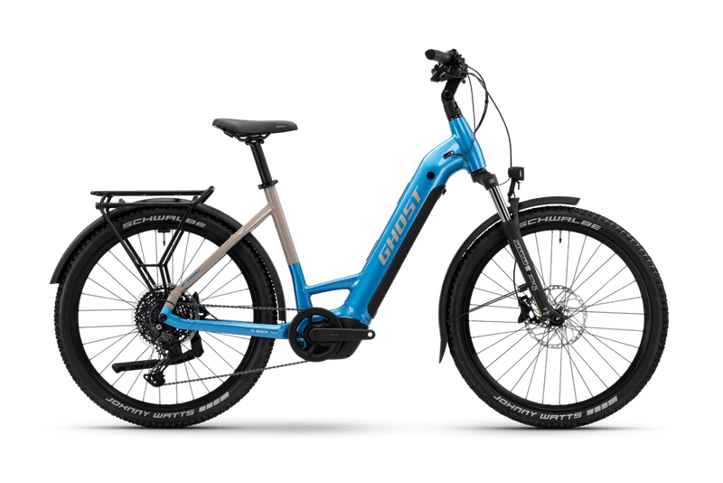 Bicicleta eléctrica Ghost E-TERU UNIVERSAL LOW EQ Azul