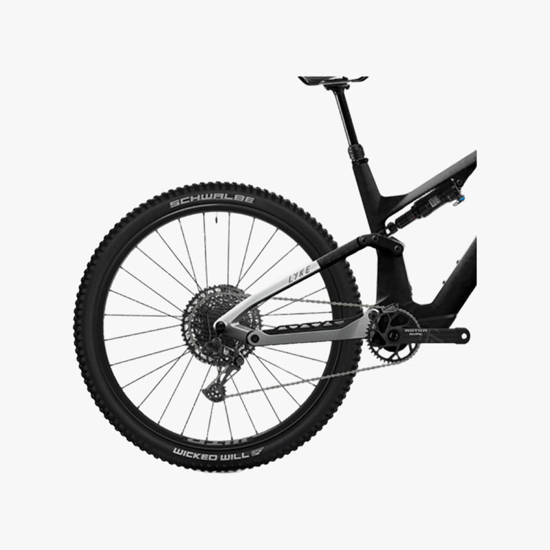 Haibike lyke cf 10 carbon silver-matt