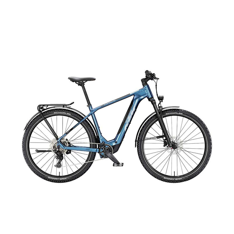 Bicicleta elétrica KTM Macina Prowler Exonic laranja transparente