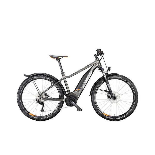 Bicicleta eléctrica KTM MACINA RIDE 571 STREET - MACHINE GREY (SILVER+ORANGE)