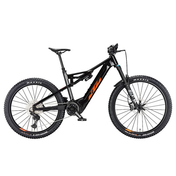 Bicicleta eléctrica KTM Macina Kapoho Master 2025 - MARS BLACK MATT (ORANGE)
