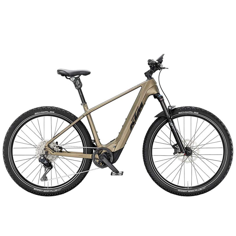 Bicicleta elétrica KTM Macina Prowler Exonic laranja transparente