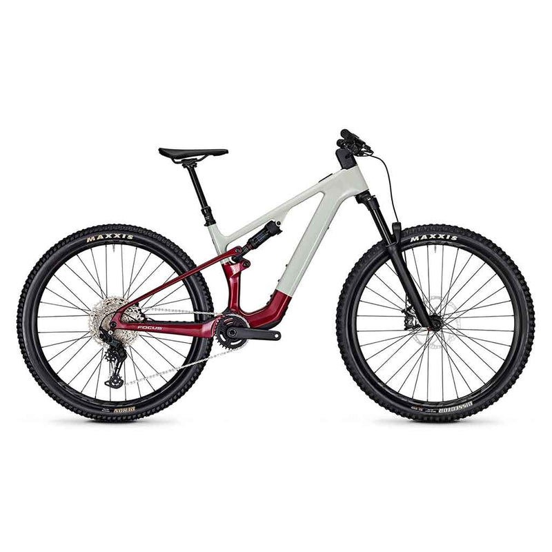 LIGHT E-MOUNTAINBIKE VAM² SL 8.7 Lightgrey glossy / Mahagonyred glossy