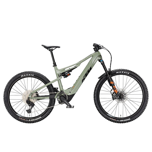 Bicicleta eléctrica MACINA KAPOHO MASTER ABS 2025 - SAGE GREEN (BLACK+ORANGE)