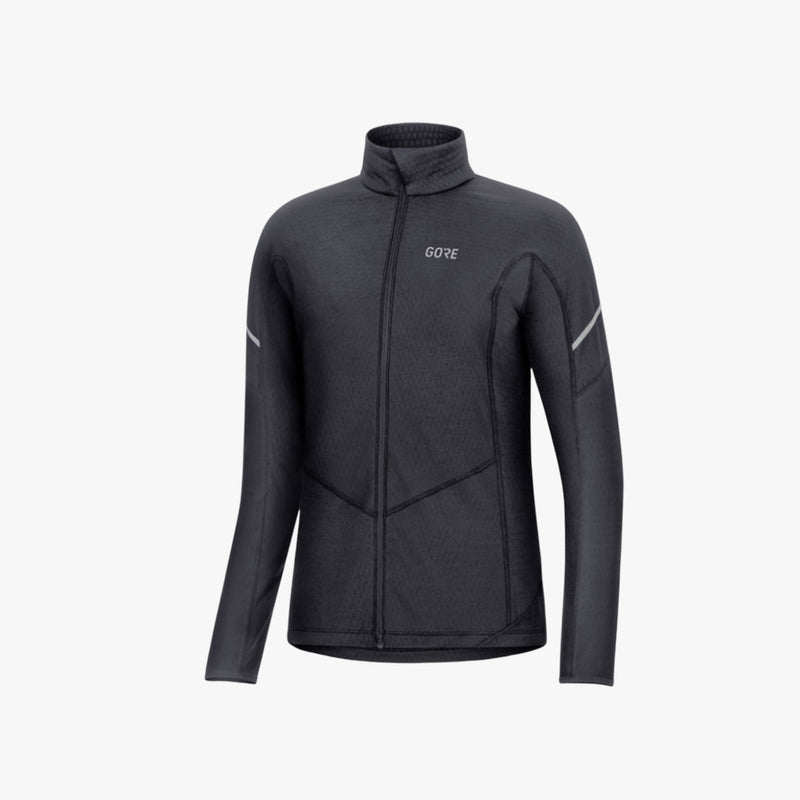 MAILLOT THERMO LONG SLEEVE ZIP BLACK