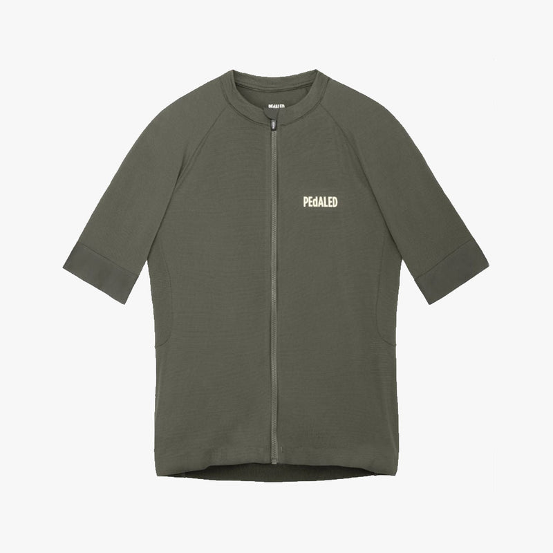 PEDALED W'S ESSENTIAL JERSEY FOREST GREEN