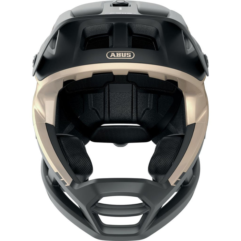 Casco Abus , AirDrop MIPS black gold
