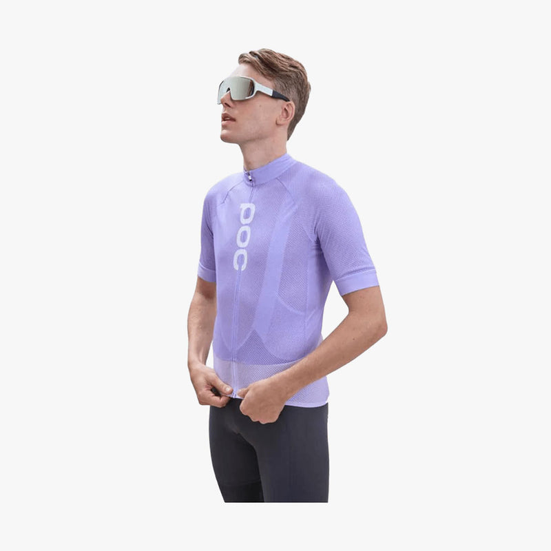 POC M'S ESSENTIAL ROAD LOGO JERSEY PURPLE AMETHYST/PUR