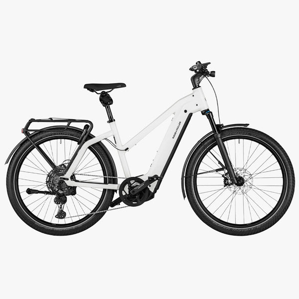 Riese Muller charger4 mixte GT touring ceramic White 750 Wh
