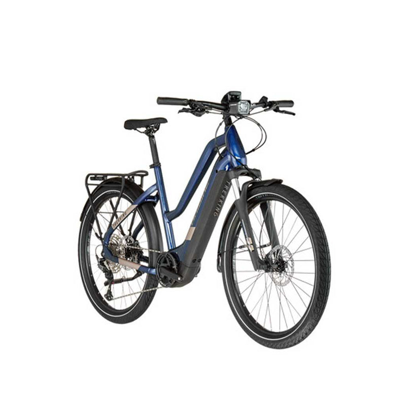 Bicicleta eléctrica Haibike Trekking 7 Trapez Azul