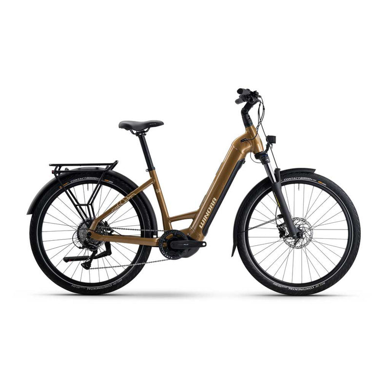 Bicicleta eléctrica Winora Yucatan X8 Low mocaccino