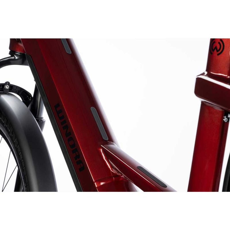 Bicicleta eléctrica Winora Yakun X10 Low warm red - glossy 2025