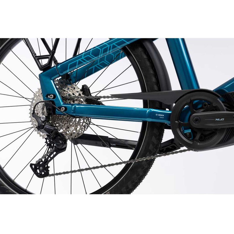 Bicicleta eléctrica Winora Yakun X12 High blue monday / aqua - glossy 2025