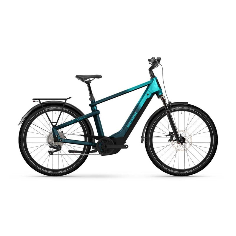 Bicicleta eléctrica Winora Yakun X12 High blue monday / aqua - glossy 2025