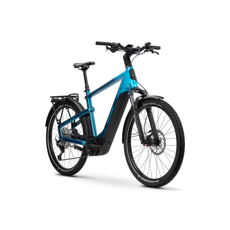 Bicicleta eléctrica Winora Yakun X12 High blue monday / aqua - glossy 2025