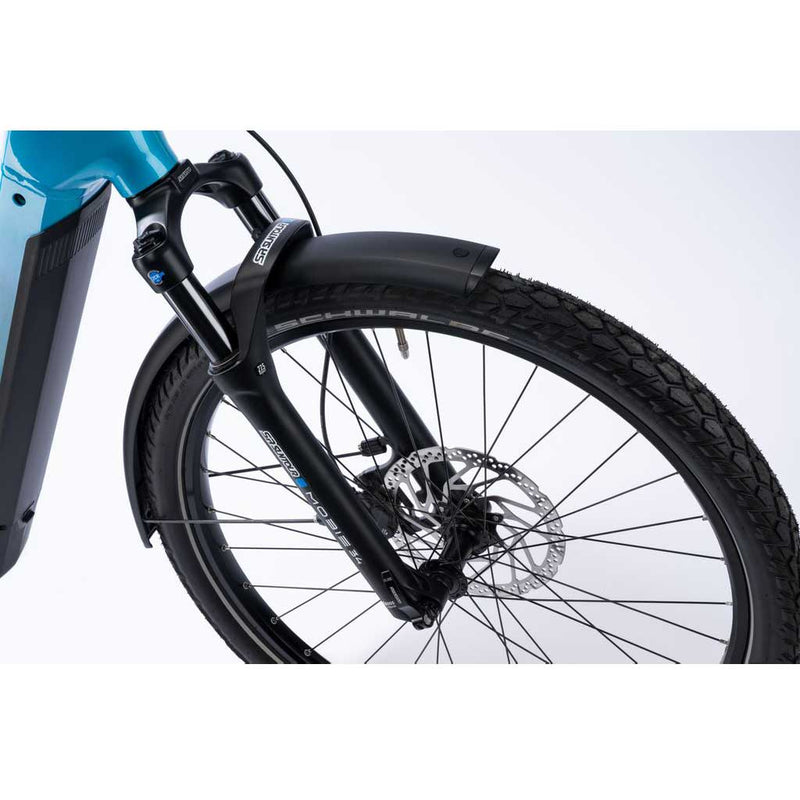 Bicicleta eléctrica Winora Yakun X12 Low blue monday / aqua - glossy 2025