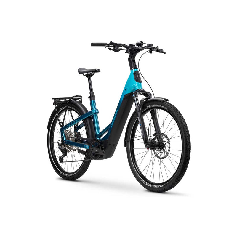 Bicicleta eléctrica Winora Yakun X12 Low blue monday / aqua - glossy 2025