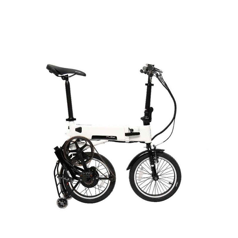 Bicicleta eléctrica Plegable Flebi Supra 3.0 Lite Blanca + Acelerador