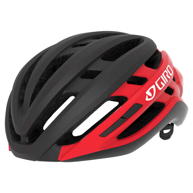Casco Agilis Matte - Nero/Rosso brillante sfumato