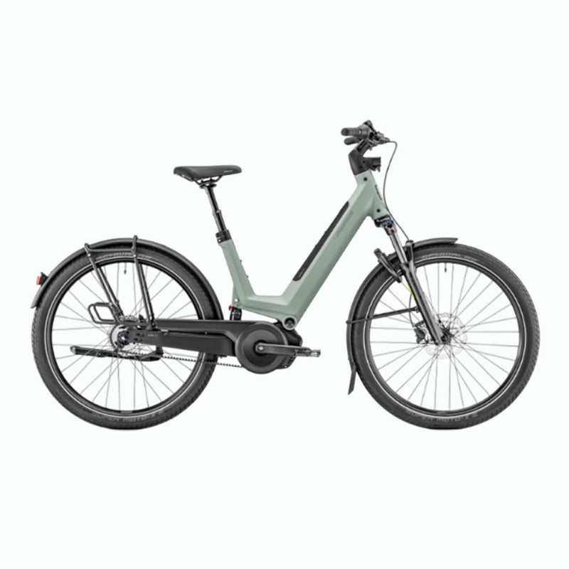 Bicicleta eléctrica Urbana Moustache Mardi 27.4 FS Green Argile Metal Light 600Wh 2026