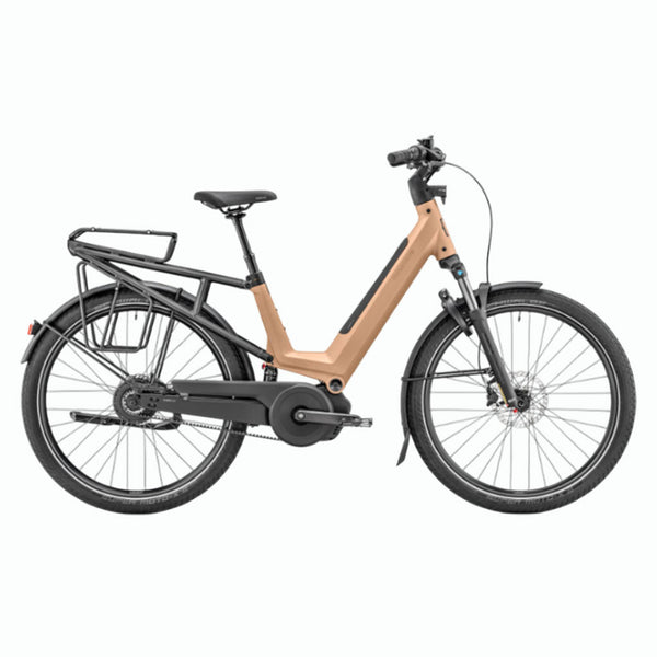 Bicicleta eléctrica Urbana Moustache Mardi 27.6 FS Earth Metal Suspended 600Wh 2026
