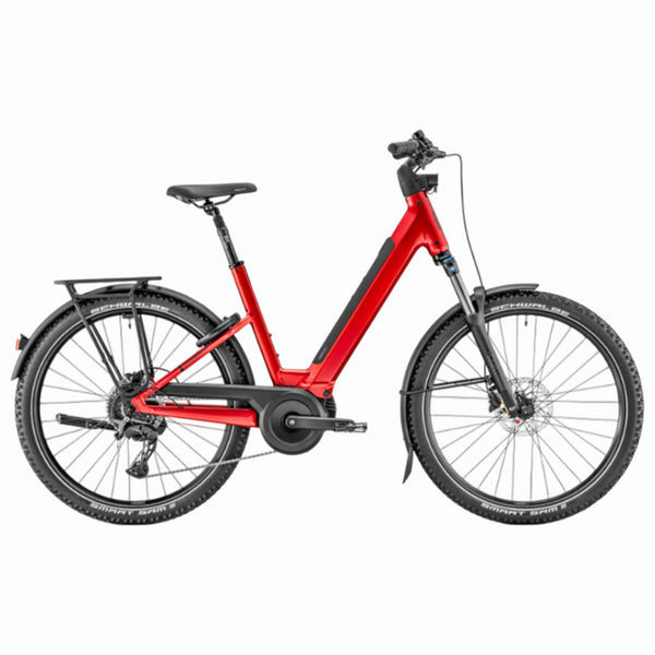 Bicicleta eléctrica de Trekking Moustache Xroad 4 Open Metalic Deep Red Glossy 600Wh 2026
