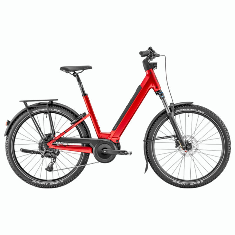 Bicicleta eléctrica de Trekking Moustache Xroad 4 Open Metalic Deep Red Glossy 600Wh 2026