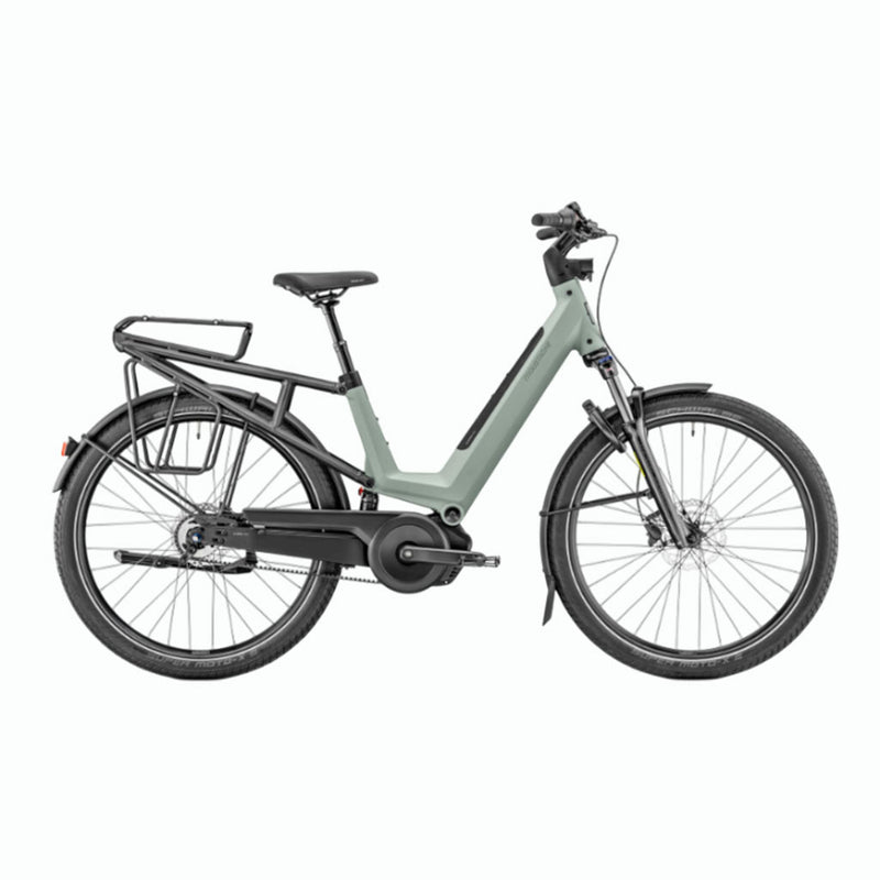 Bicicleta eléctrica Urbana Moustache Mardi 27.4 FS Green Argile Metal Suspected 600Wh 2026